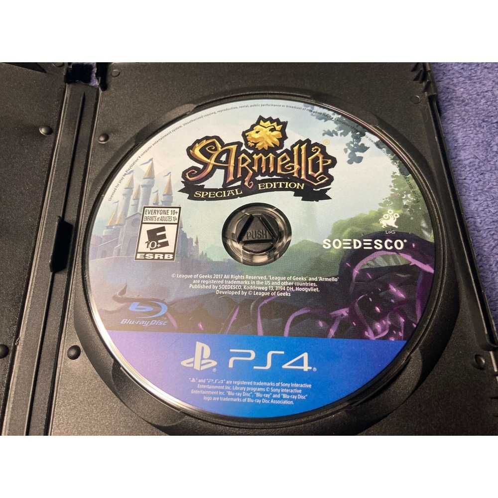 Armello Special Edition Sony PlayStation 4 2017 Disc Only Tested Adventure